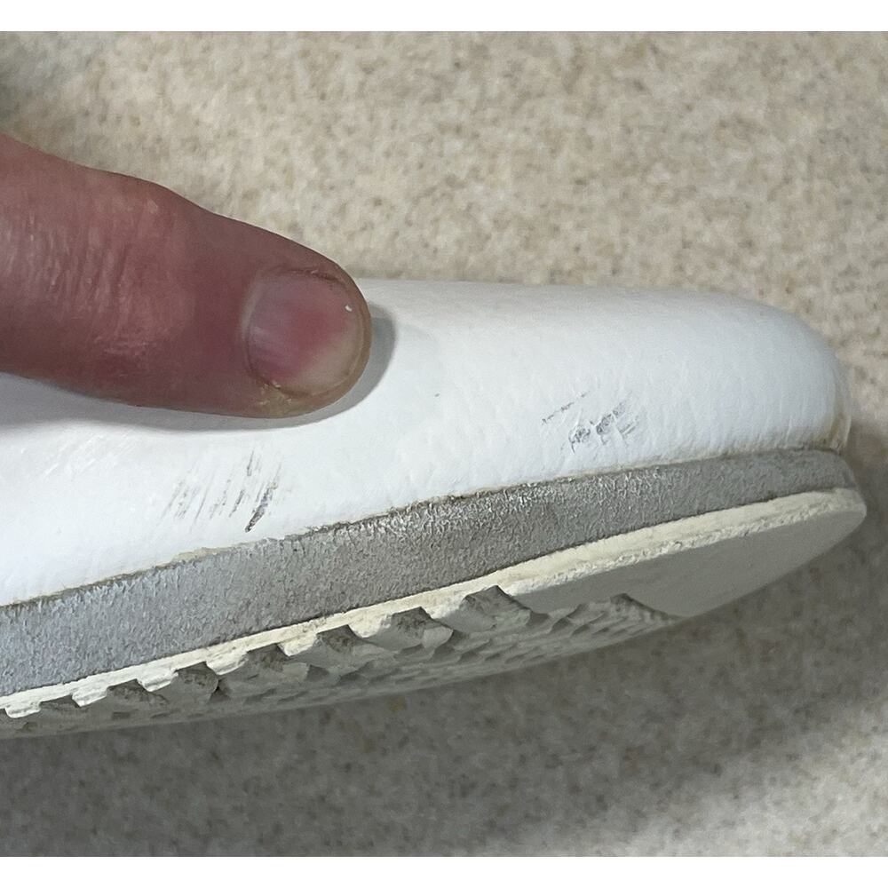 Birkenstock Boston Super Grip White Natural Leather Women’s Size 36/US 5-5.5 - Picture 13 of 14